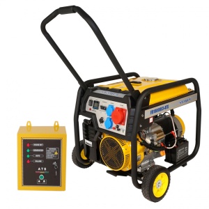 Generator de curent trifazat Stager FD 10000E3+ATS, open-frame 8kW, benzina, automatizare - Img 4