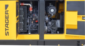 Generator insonorizat 138kVA, 180A, 1500rpm, trifazat, diesel Stager YDSD138S3