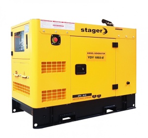 Generator insonorizat Stager YDY18S3-E, diesel, trifazat, 16kVA, 23A, 1500rpm - Img 2