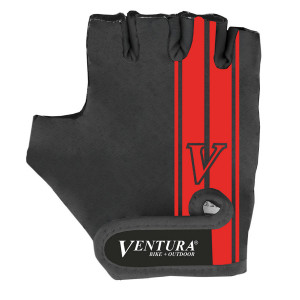 Manusi Ciclism VENTURA L/XL (Negru/Rosu)