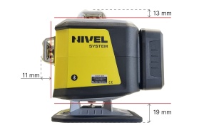 Nivela laser cu 4 planuri, compensator electronic si functie de înclinare Nivel System CL5R - Img 4
