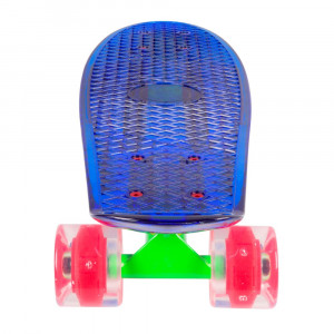 Penny board WORKER Transpy 400 22'' cu roti iluminate - Img 2