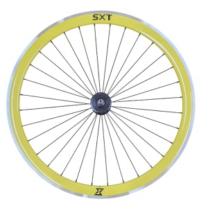 Roata Fata Single Speed/Fixie SXT 700-32H 40 mm Galben