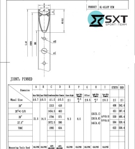 Set Roti Single Speed/Fixie SXT 700-32H 40 mm Negru - Img 5