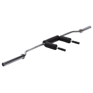Bara haltera olimpica CURL HMS GOL320 220 cm - Img 2