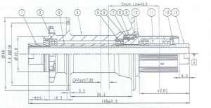 Butuc Spate NOVATEC D442SB-B12-S4S-11 12 x 148 mm 32H - Img 3