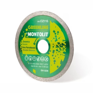 Disc diamantat Montolit CZ115 Disc pentru gresie portelanata si ceramica