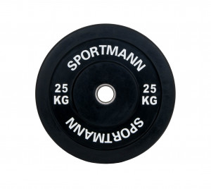 Disc Greutate Cauciuc SPORTMANN - 25 kg / 51 mm