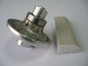 Freza Diamantata Semi-Baston Raza 15mm pt. Marmura, Granit si Gresie - DXDY.FGM.D75R15H20 - Img 2