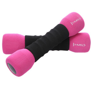 Gantere aerobic HMS CM06 2x1kg Roz - Img 1