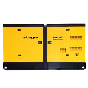 Generator insonorizat Stager YDY138S3, diesel, trifazat 125kVA, 180A, 1500rpm - Img 2
