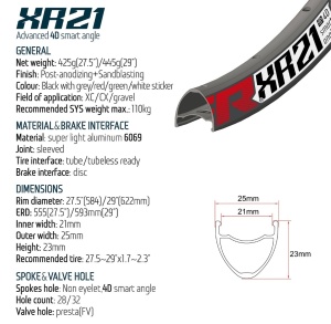 Janta SXT XR21 29 (622-21C)- 32H Negru - Img 3