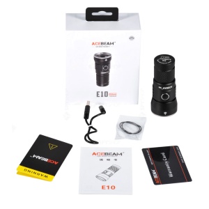 Lanterna profesionala Acebeam E10 Red reincarcabila Acebeam E10 Red, 250 lumeni, 385 m - Img 4