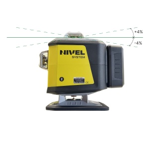 Laser profesional verde cu receptor digital avansat si trepied de aluminiu Nivel System CL5G + SJJM1EX + RD800 - Img 3