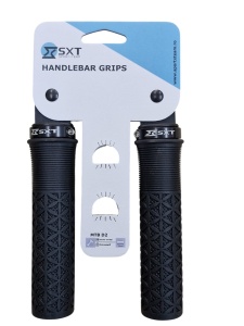 Mansoane MTB SXT ZN-047 - 130 mm Lock-On Negru - Img 2