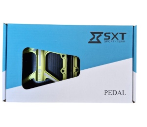 Pedale Aluminiu SXT ALNC- 1080 Verde Apple 3 Rulmenti 112 x 100 x 19 mm - Img 2