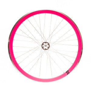 Roata Fata Single Speed/Fixie SXT 700-32H 40 mm Roz - Img 1