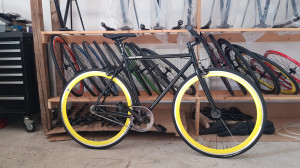 Bicicleta Single speed SXT MERCURIS 97 Black - Yellow M - 550 mm - Img 2