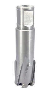 Carota pt. otel din carbura de tungsten, ∅26mm, h=50mm, cu prindere Weldon - DXDY.P-TCT-50.26.W - Img 2