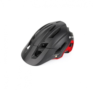 Casca B-RACE Stone II In-Mold Negru-Rosu S-M 54-58 mm - Img 2