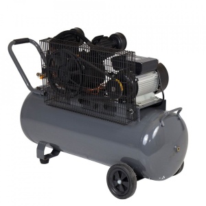 Compresor aer, 100L, 8bar, 324L/min, monofazat, angrenare curea Stager HMV0.25/100 - Img 3