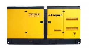 Generator insonorizat diesel trifazat 175kW, 289A, 1500rpm Stager YDSD220S3 - Img 2