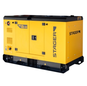 Generator insonorizat dual 12 kVA, 16A, 1500rpm, trifazat, diesel Stager YDY12S-S3 - Img 2