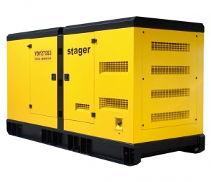 Generator insonorizat Stager YDY275S3, diesel, trifazat 220kW, 361A, 1500rpm - Img 3