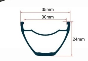 Janta SXT TR30 29 (622-30C)- 32H Negru - Img 2