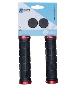 Mansoane MTB SS45-Lock-On Negru-Rosu - Img 2