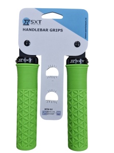 Mansoane MTB SXT ZN-047 - 130 mm Lock-On Verde - Img 2