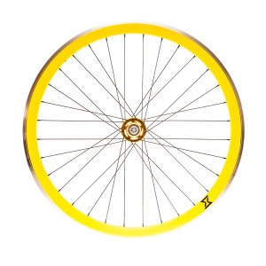 Roata Fata Single Speed/Fixie SXT 700-32H 40 mm Galben