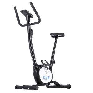 Bicicleta mecanica HMS ONE RW3011 Negru/Alb - Img 1