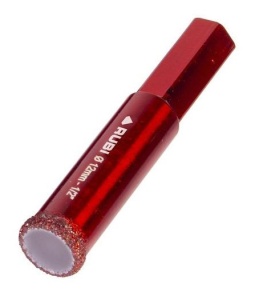 Carota diamantata pt. portelan, placi ceramice DryGres4Drill 12mm - RUBI-5927