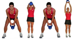 Gantera Kettlebell cauciucata 18 kg Sportmann - Img 5