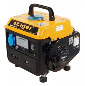 Generator de curent monofazat Stager GG 950DC open-frame 0.72kW, amestec ulei/benzina, pornire la sfoara - Img 2