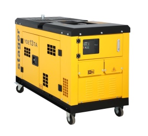 Generator insonorizat 10kVA, 39A, 3000rpm, monofazat, diesel, pornire electrica Stager YDE13TA - Img 2