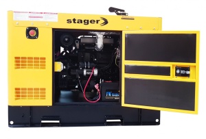 Generator insonorizat Stager YDY18S3-E, diesel, trifazat, 16kVA, 23A, 1500rpm - Img 3