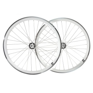 Set Roti Single Speed/Fixie SXT 700-32H 40 mm Alb