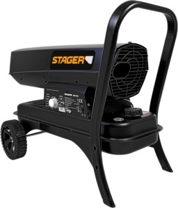 Tun de Aer Cald cu Ardere Directă Stager PLUS-K80W, 20 kW, Motorină, 230 V, Volum Încălzit 400 m³ - Img 2