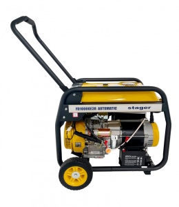 Automatic Generator open-frame 8.5kW, trifazat, benzina, pornire electrica Stager FD 10000E3R