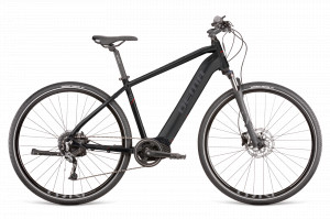 Bicicleta Electrica DEMA TERRAM 5 Black-Grey-Red M/18'