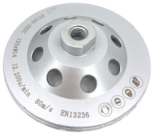 Cupa diamantata Turbo pt. Beton 125xM14 Profesional Standard - DXDH.4817.125-M14 - Img 3