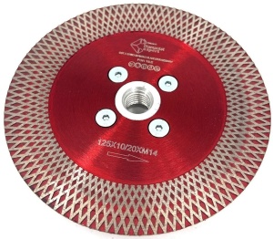Disc DiamantatExpert pt. taiere si slefuire - Gresie si Placi dure 125x1.8 (mm) xM14, Premium - DXDY.CNG-PP.125.M14 - Img 2