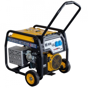 Generator de curent monofazat Stager FD 10000E, open-frame 8kW, benzina, pornire electrica