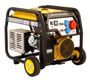 Generator de curent trifazat Stager FD 7500E3, open-frame 6kW, benzina, pornire electrica - Img 6