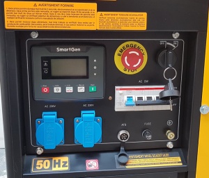 Generator de curent trifazat Stager YDE12E3, open frame 9.6kW, diesel, pornire la cheie - Img 6