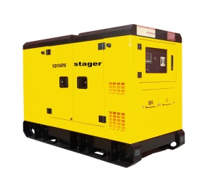 Generator insonorizat Stager YDY10S, diesel, monofazat 9kW, 37A, 1500rpm - Img 2