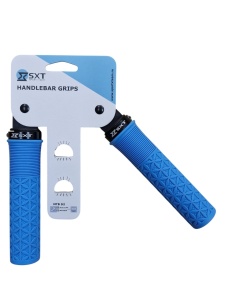 Mansoane MTB SXT ZN-047 - 130 mm Lock-On Albastru - Img 4