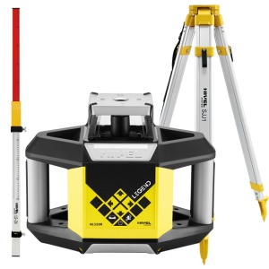 Nivela laser rotativa profesionala cu pante X/Y Nivel System NL320R DIGITAL cu trepied SJJ1 și stadie LS24